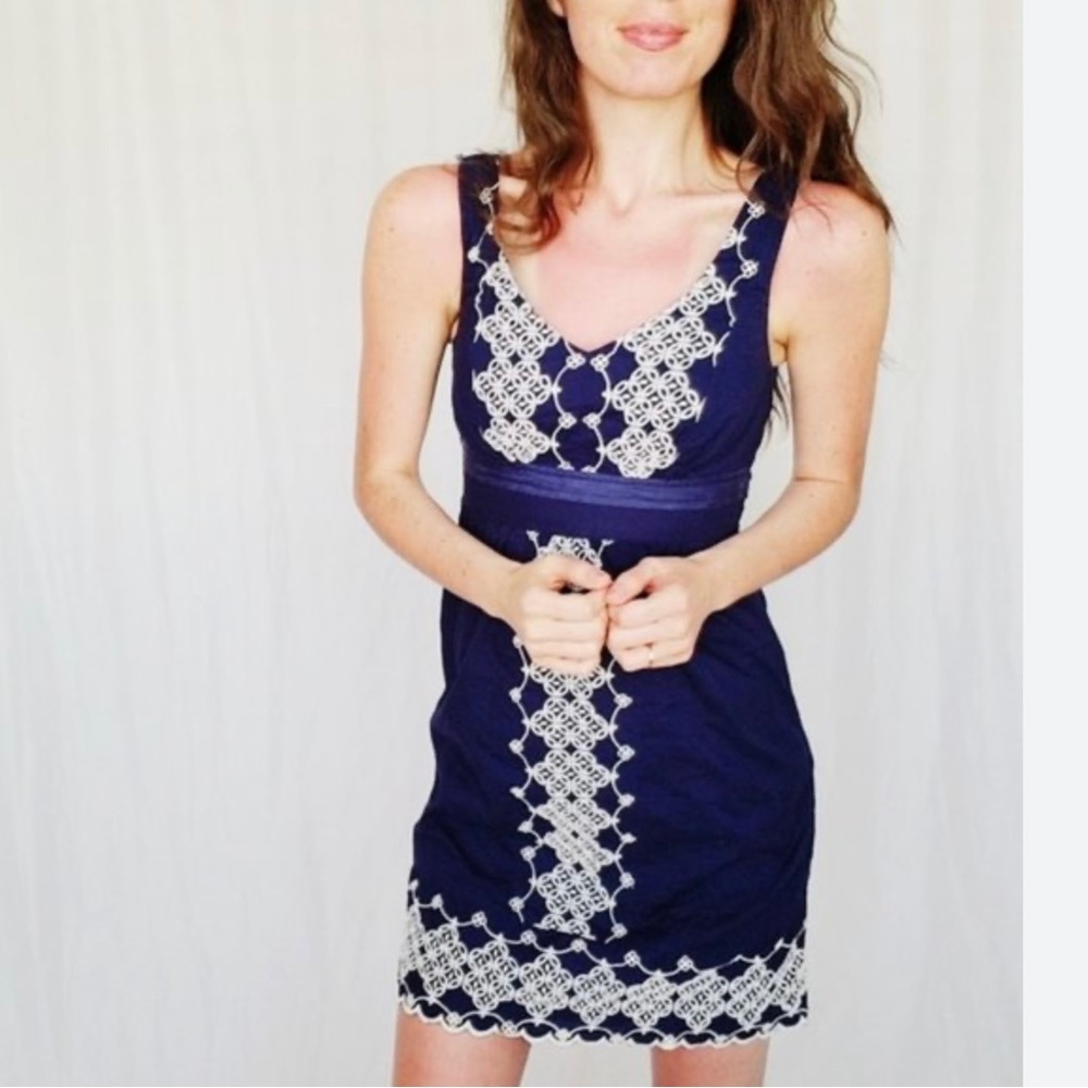 Anthropologie edme’ & esyllte embroidered dress